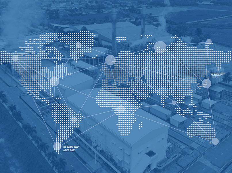global supply chain map